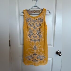 Gianni Bini Yellow Dress Size XS